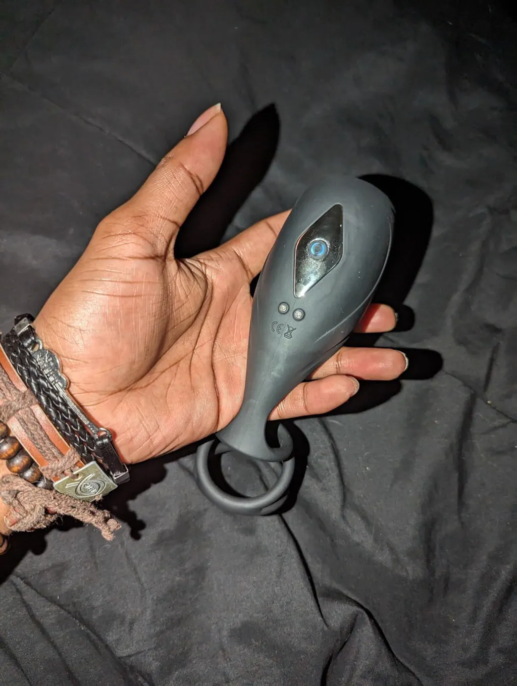 Onslaught: App Control 3 In 1 Masturbator Trainer Penis Ring