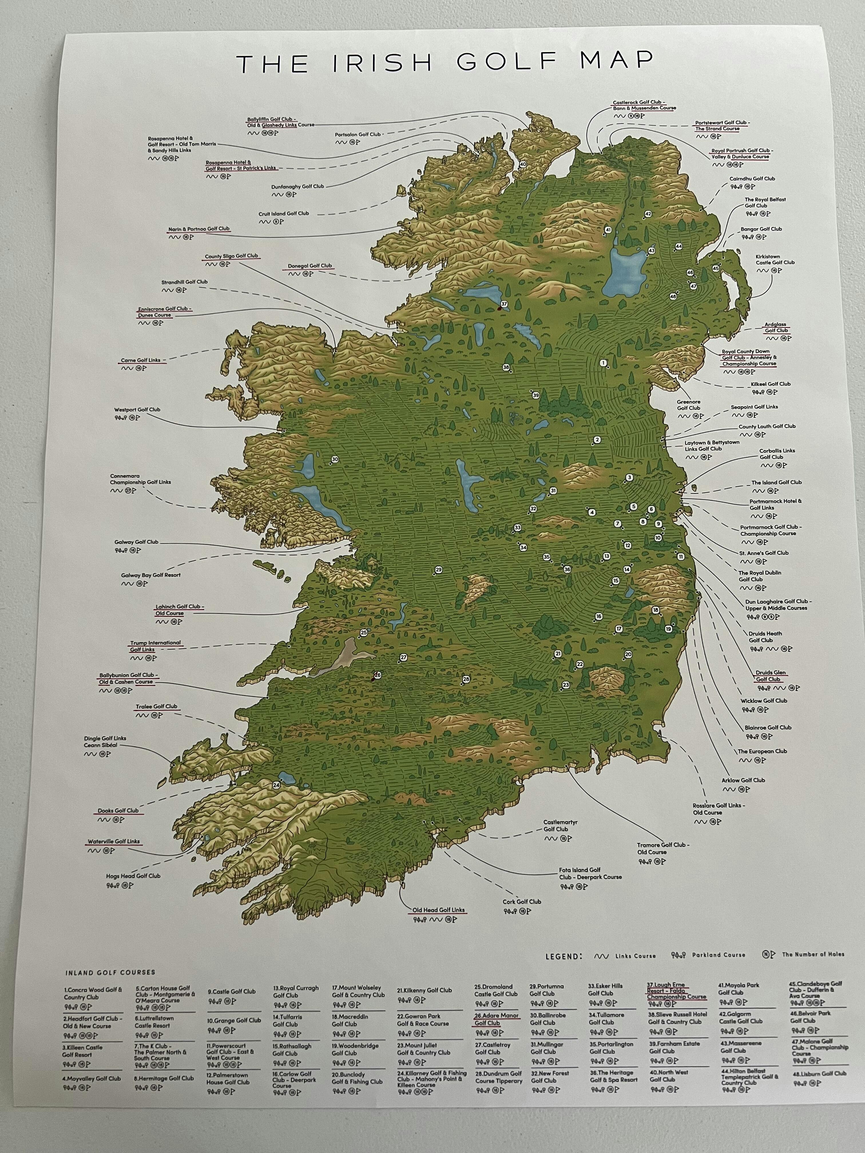The Irish Golf Map 105 Of Ireland NI s Top Golf Courses Malin Mizen the-irish-golf-map-105-of-ireland-ni-s-top-golf-courses-malin-mizen