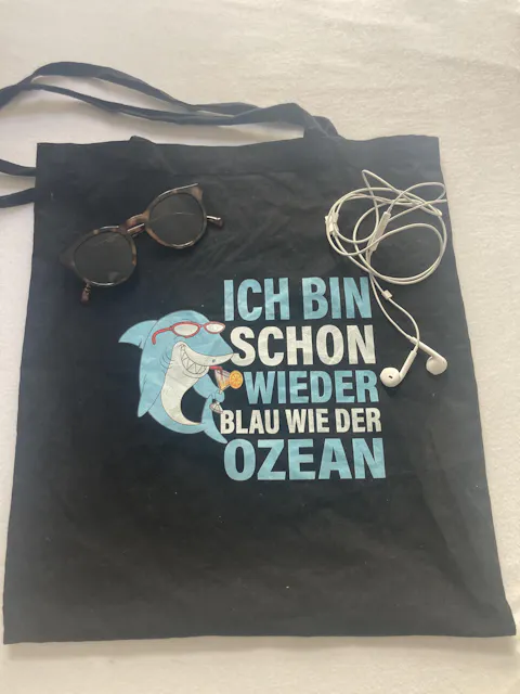 Ich bin schon wieder Blau wie der Ozean - Tragetasche