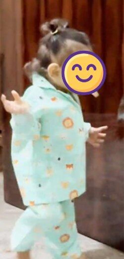 Shy Animals Full Sleeves Night Suit