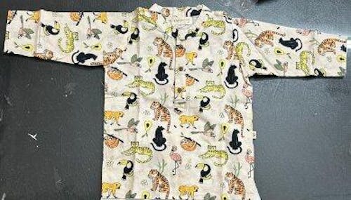 Rainforest Animals Cotton Kurta Set