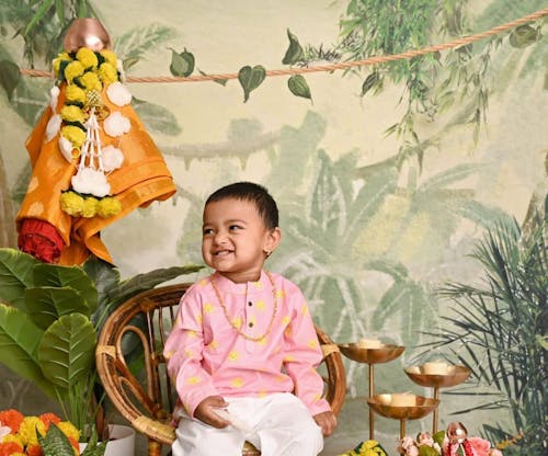 Pink Sun Cotton Kurta Set