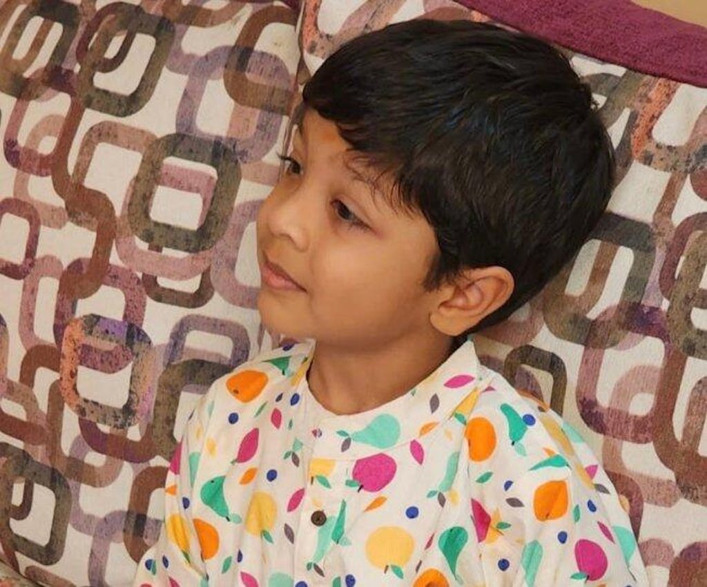 Tropical Fruits Cotton Kurta Set