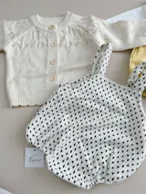 Flower Print Corduroy Jumpsuit フラワー コーデュロイ ロンパース【mh0011991】