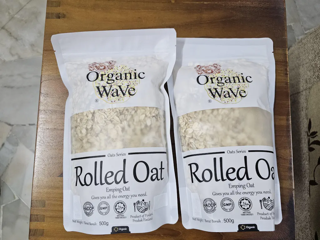 Mamami Organic Wave Rolled Oat (500g)