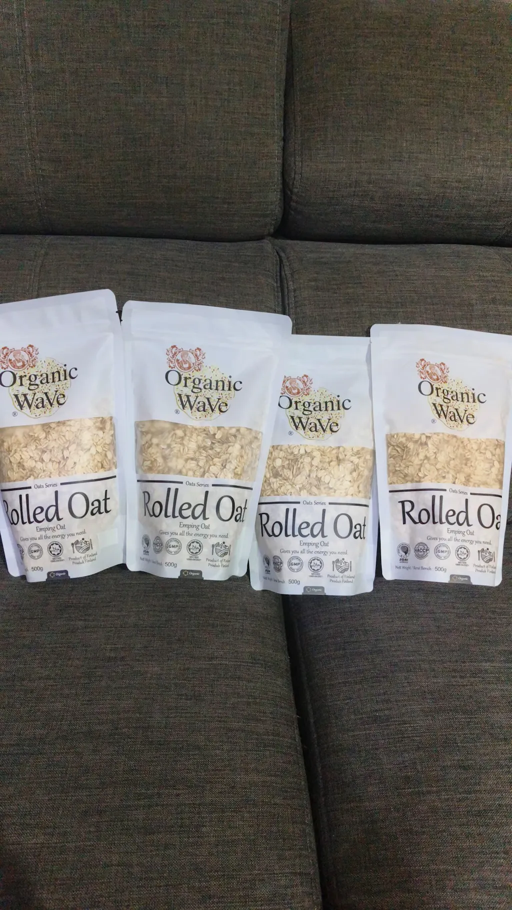 Mamami Organic Wave Rolled Oat (500g)