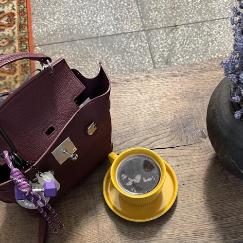MINI AURA DAILY BAG - BURGUNDY