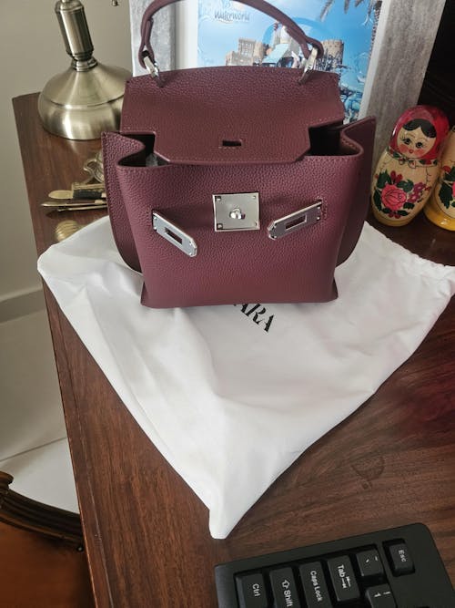 MINI AURA DAILY BAG - BURGUNDY