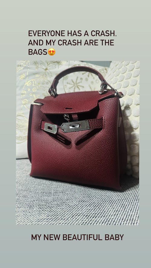 MINI AURA DAILY BAG - BURGUNDY