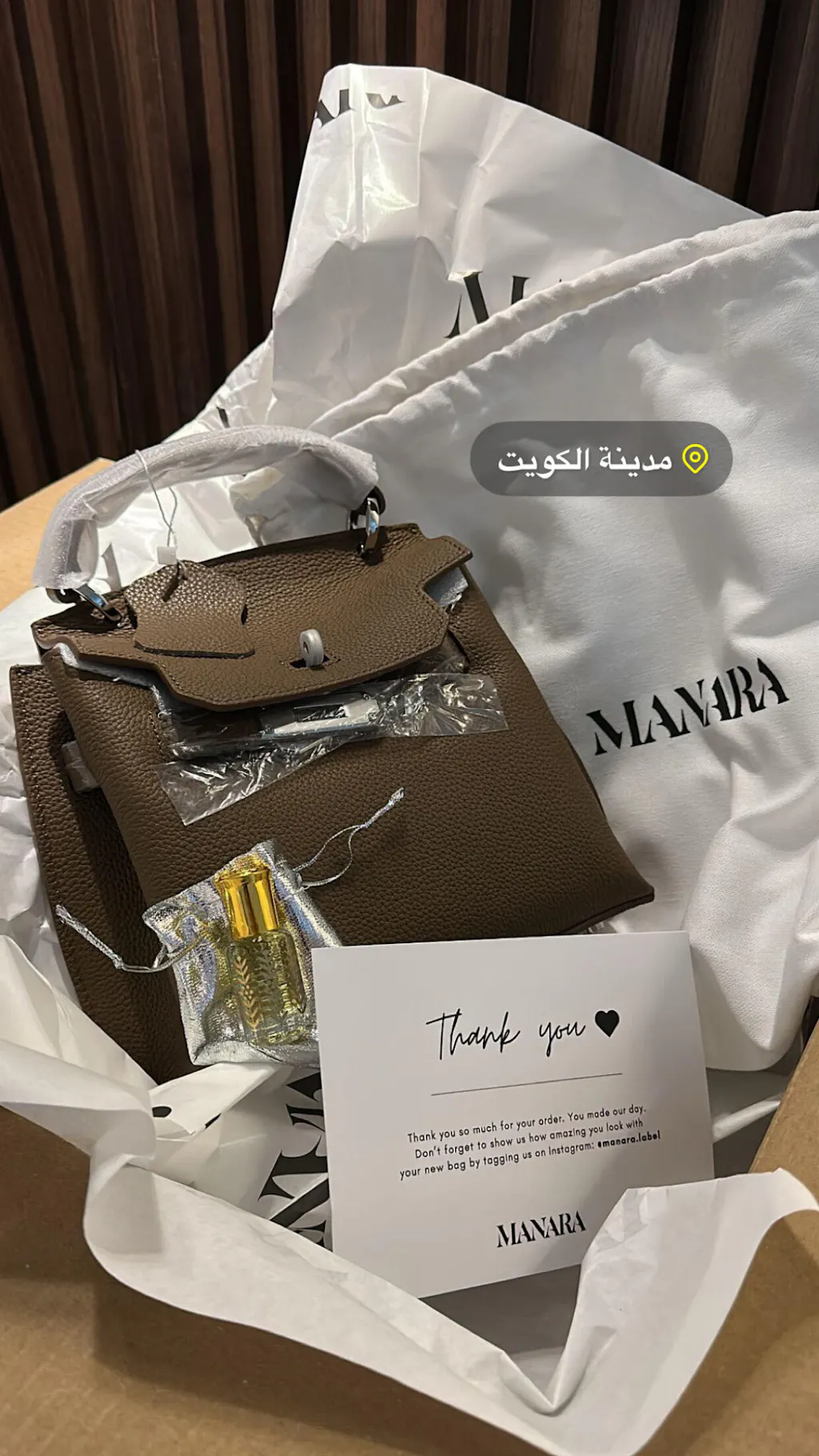 MINI AURA DAILY BAG - DARK TAUPE