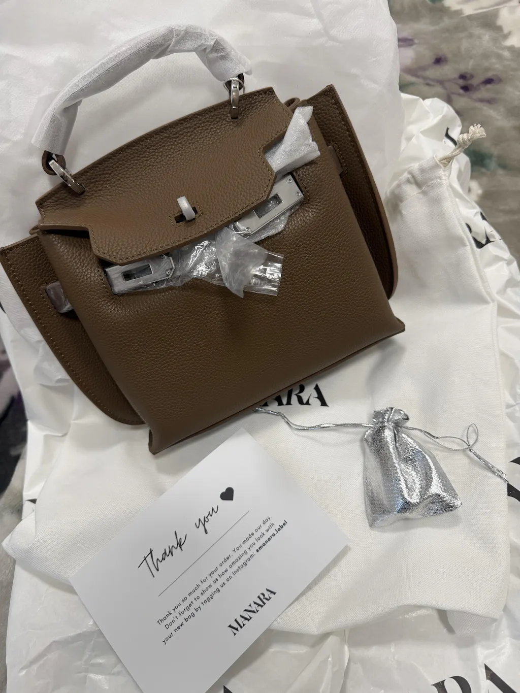 MINI AURA DAILY BAG - DARK TAUPE