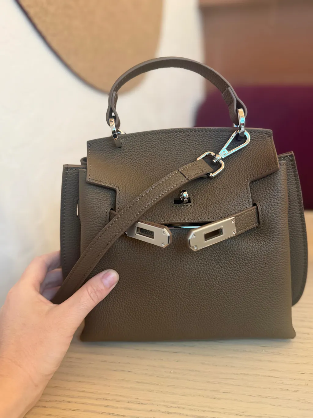 MINI AURA DAILY BAG - ESPRESSO