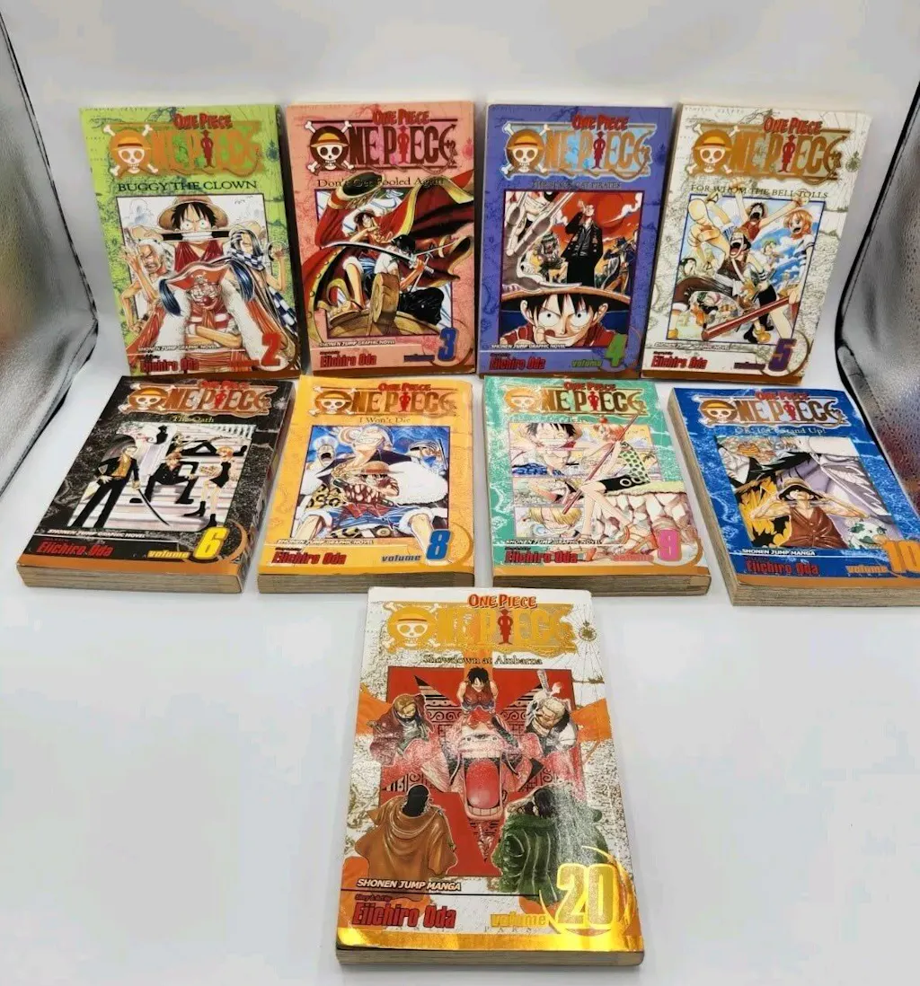 One Piece Manga Vol 1–90 Full Set + Free Wall Poster – Mangas Novel