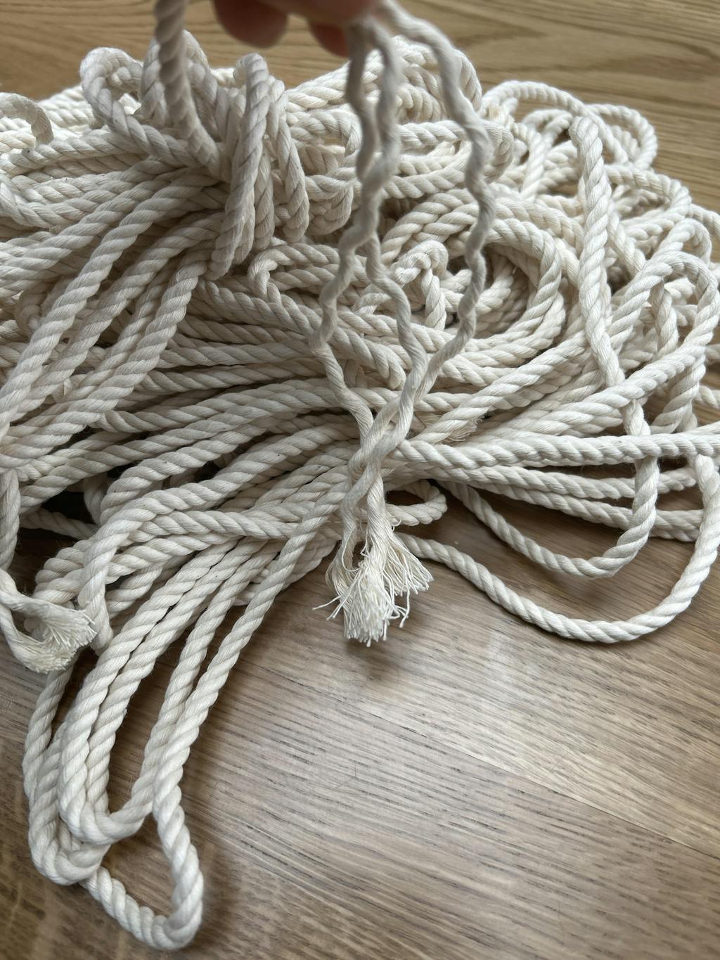 Katoen macramé touw 5mm dik 30 meter 320 gram MangoAndMore