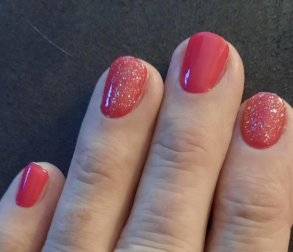 Glitter Color Street With Matte Top Coat You're Corally Invited