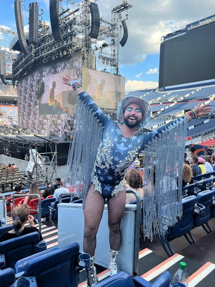 Halley's Rhinestone Bodysuit | Stars & Pearls Tassel Festival