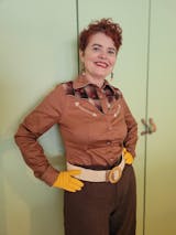 Weekend Doll Bluse Gene kortermet rose