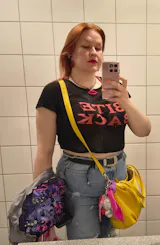 Jawbreaker Bite Back - sort strikket topp