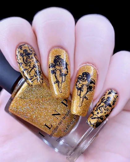 Devils & Angels: Cherubs of Chaos (MXM048) - Nail Stamping Plate