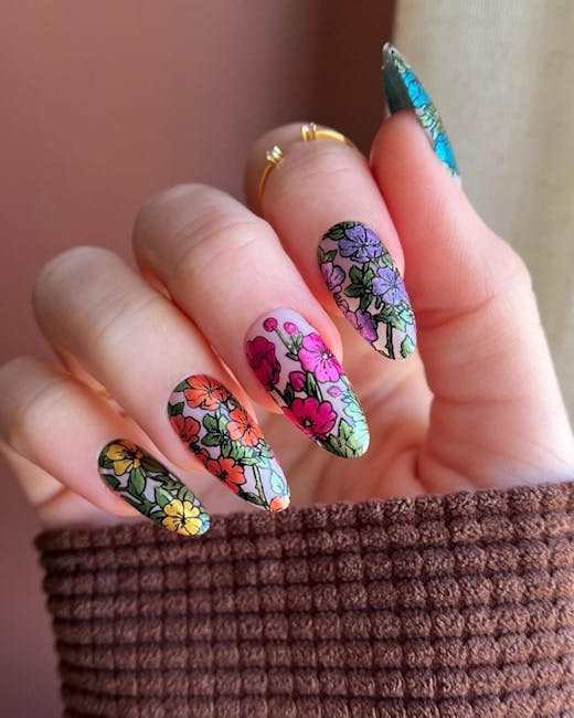 Floral Fantasy (M568) - Nail Stamping Plate