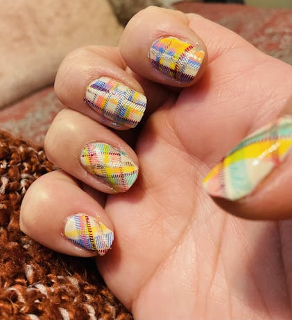 colorful_nails୨୧⋆* ✨🫧🌈⛓️ Colorful Y2K ⛓️🌈🫧✨ These were so fun to do