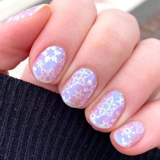 Snow Day (M338) - Nail Stamping Plate