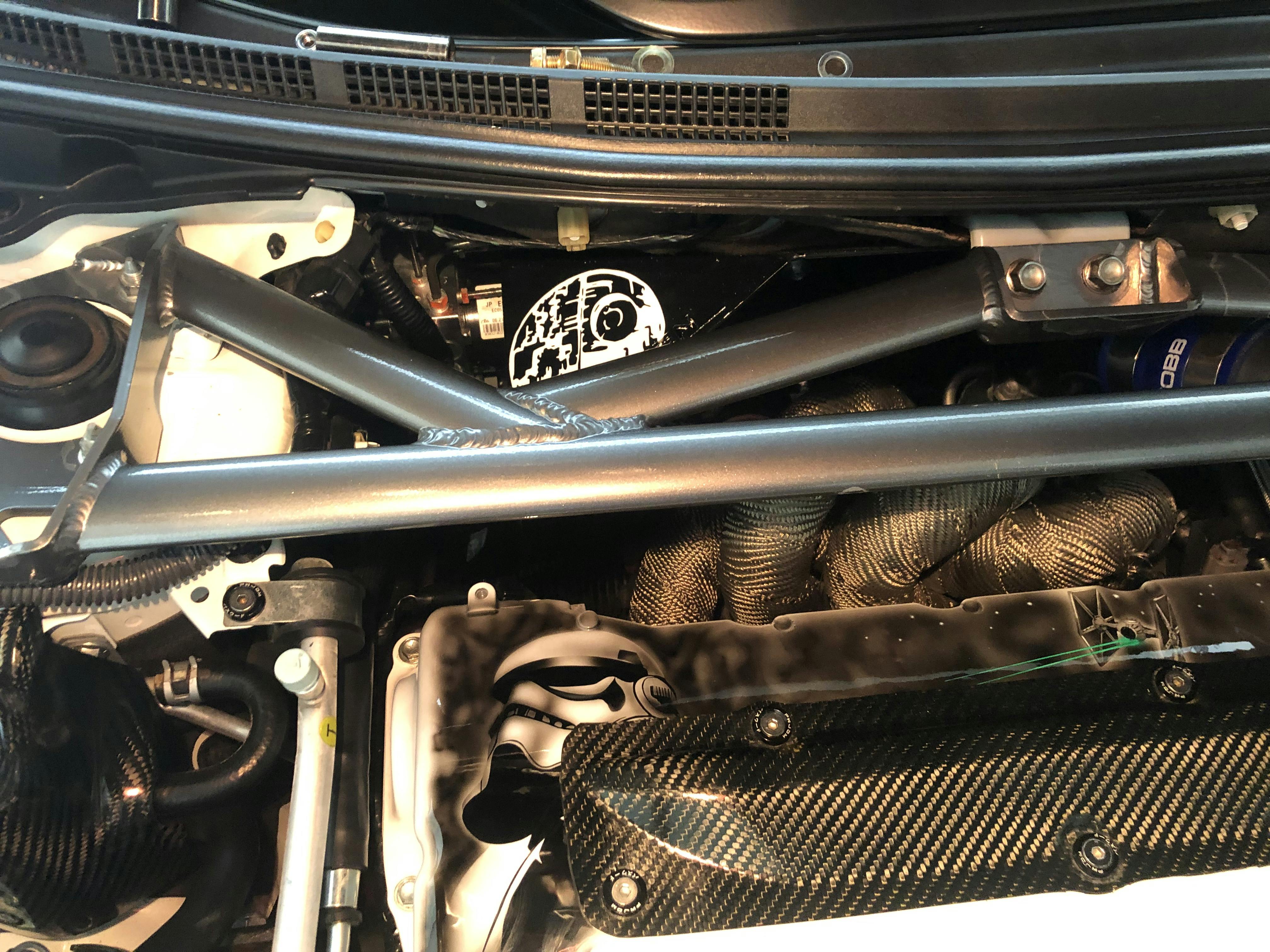 Driven Fabrication Firewall Heat Shield 20082014 Mitsubishi Evo X