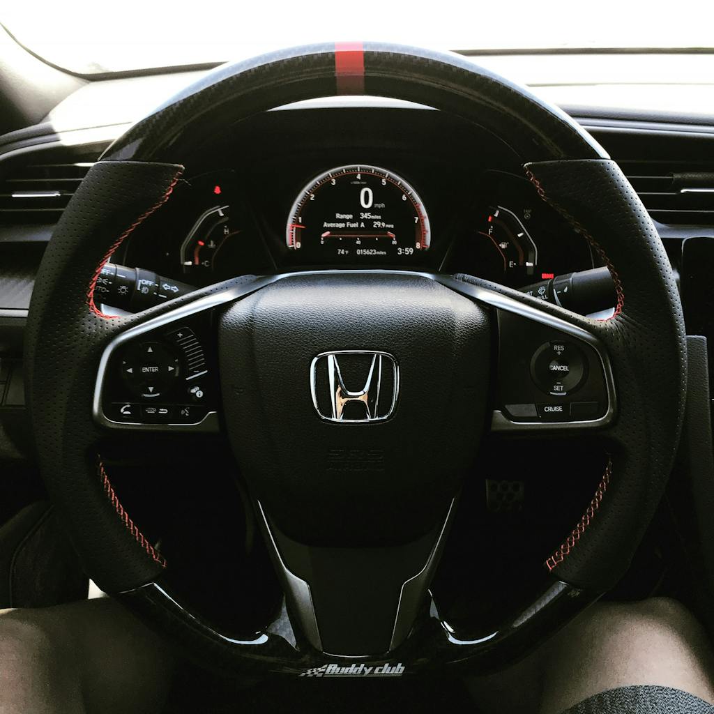 Buddy Club Racing Spec Steering Wheel 2016 Honda Civic Si Type R