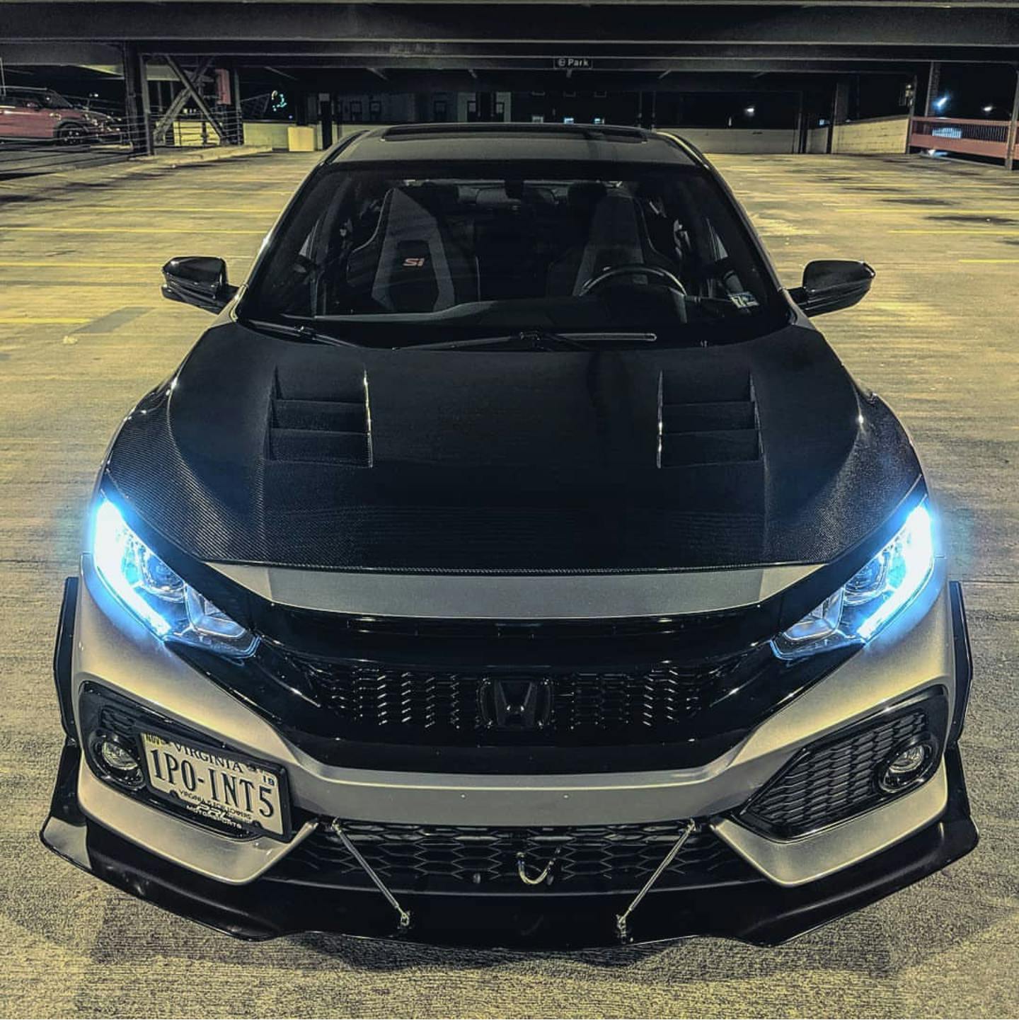 Seibon TS-Style Carbon Fiber Hood  2016-2020 Honda Civic