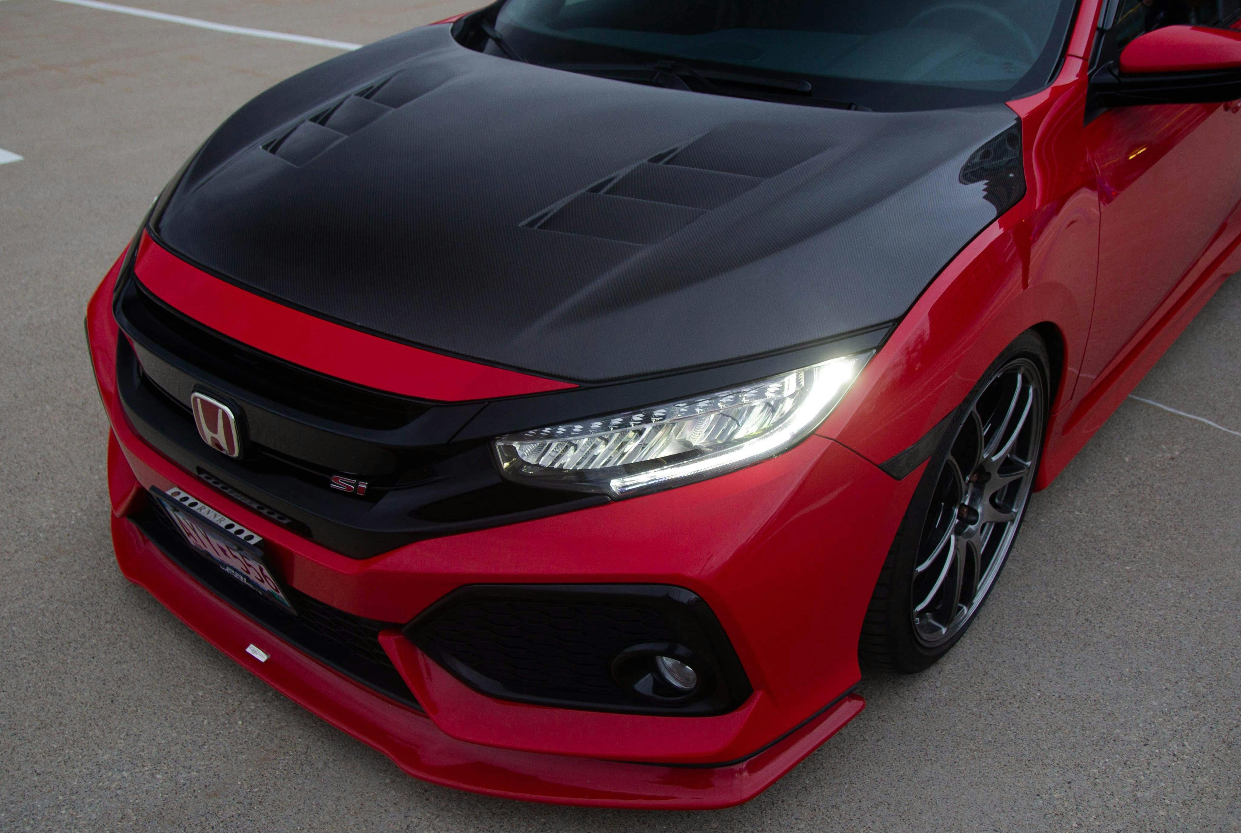 Seibon TS-Style Carbon Fiber Hood  2016-2020 Honda Civic