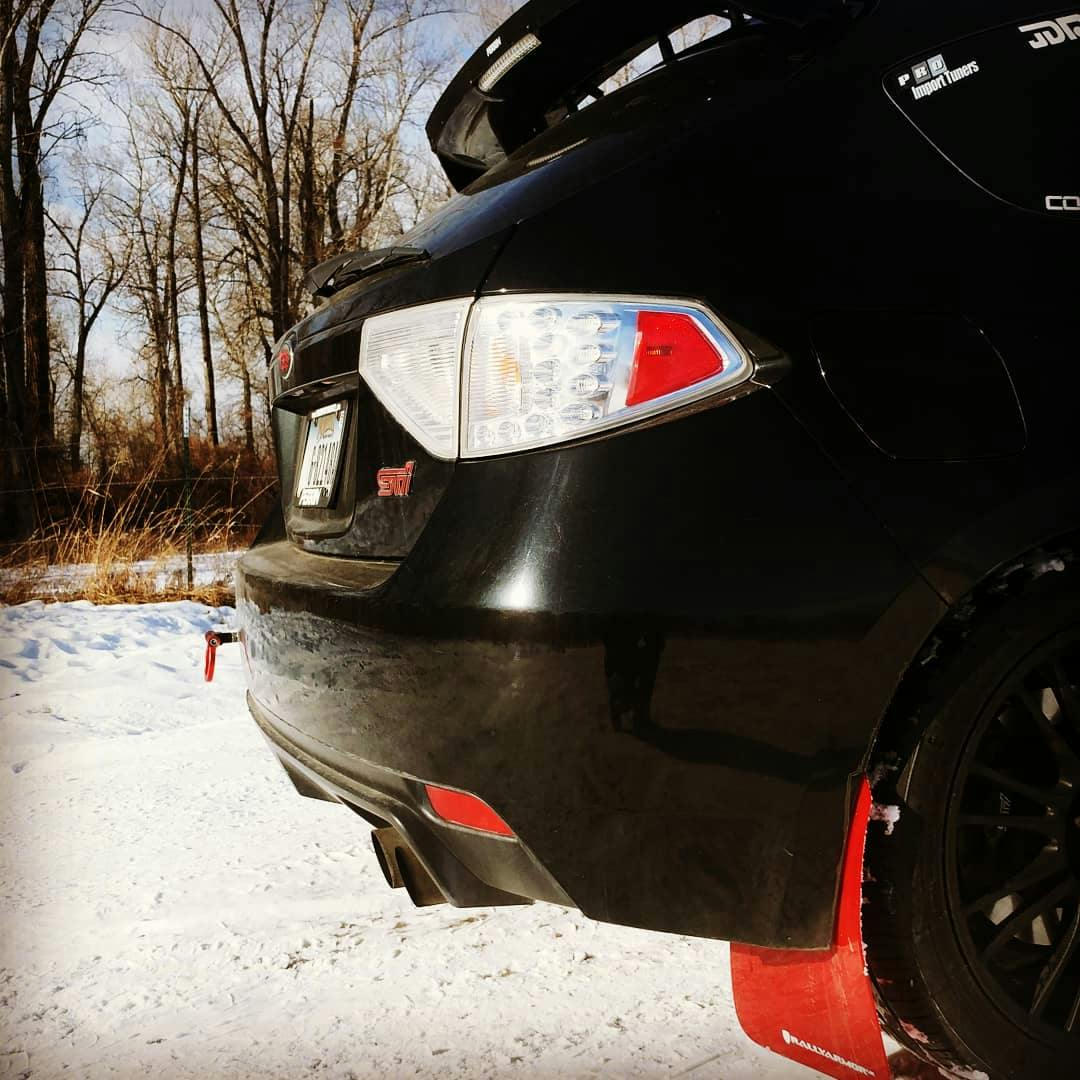 PERRIN ガーニーフラップ PSP-BDY-401BK ブラック Perrin Performance Gurney Flap | 2008-2014 Subaru WRX/STI