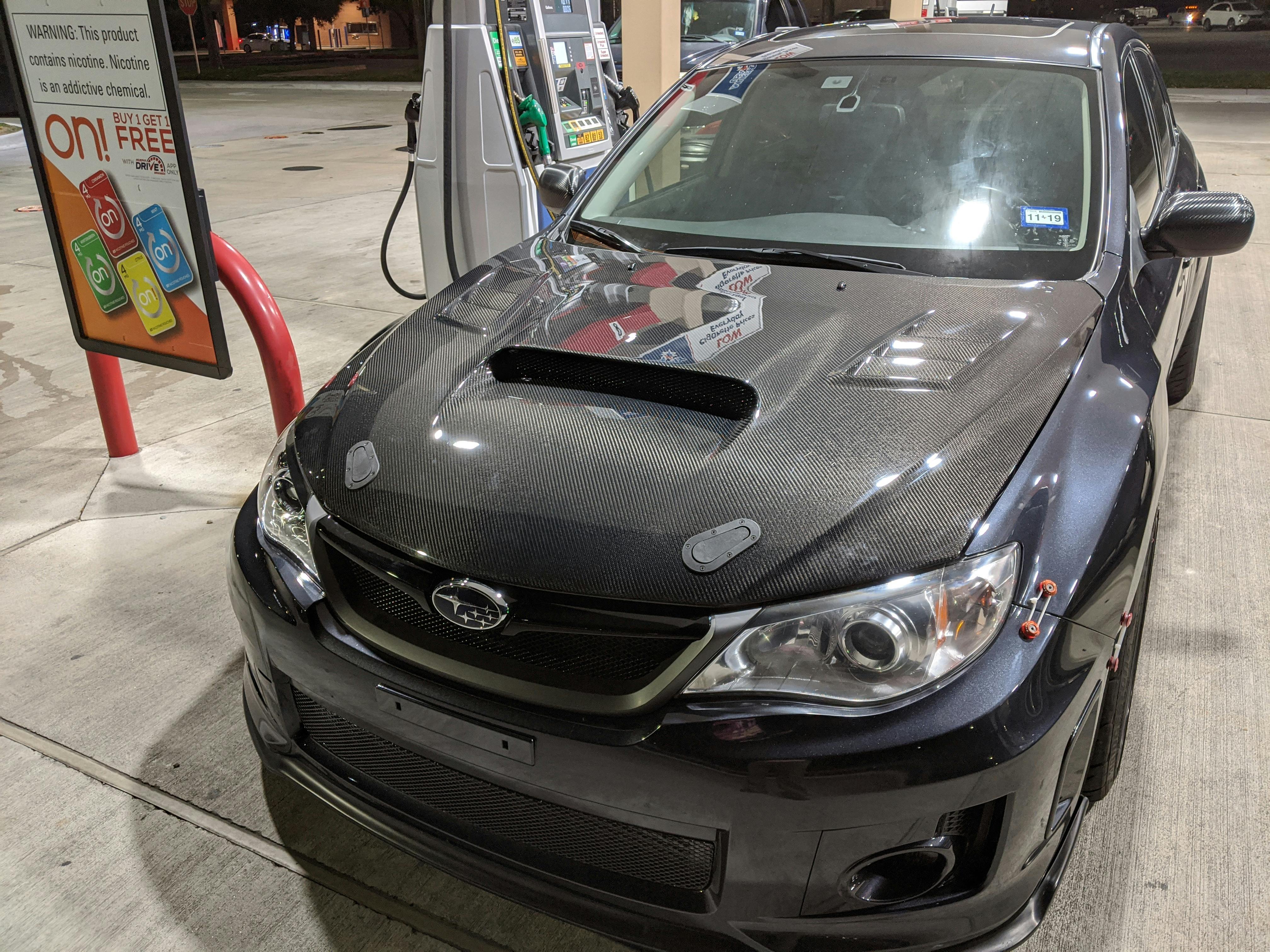 2008 wrx hood