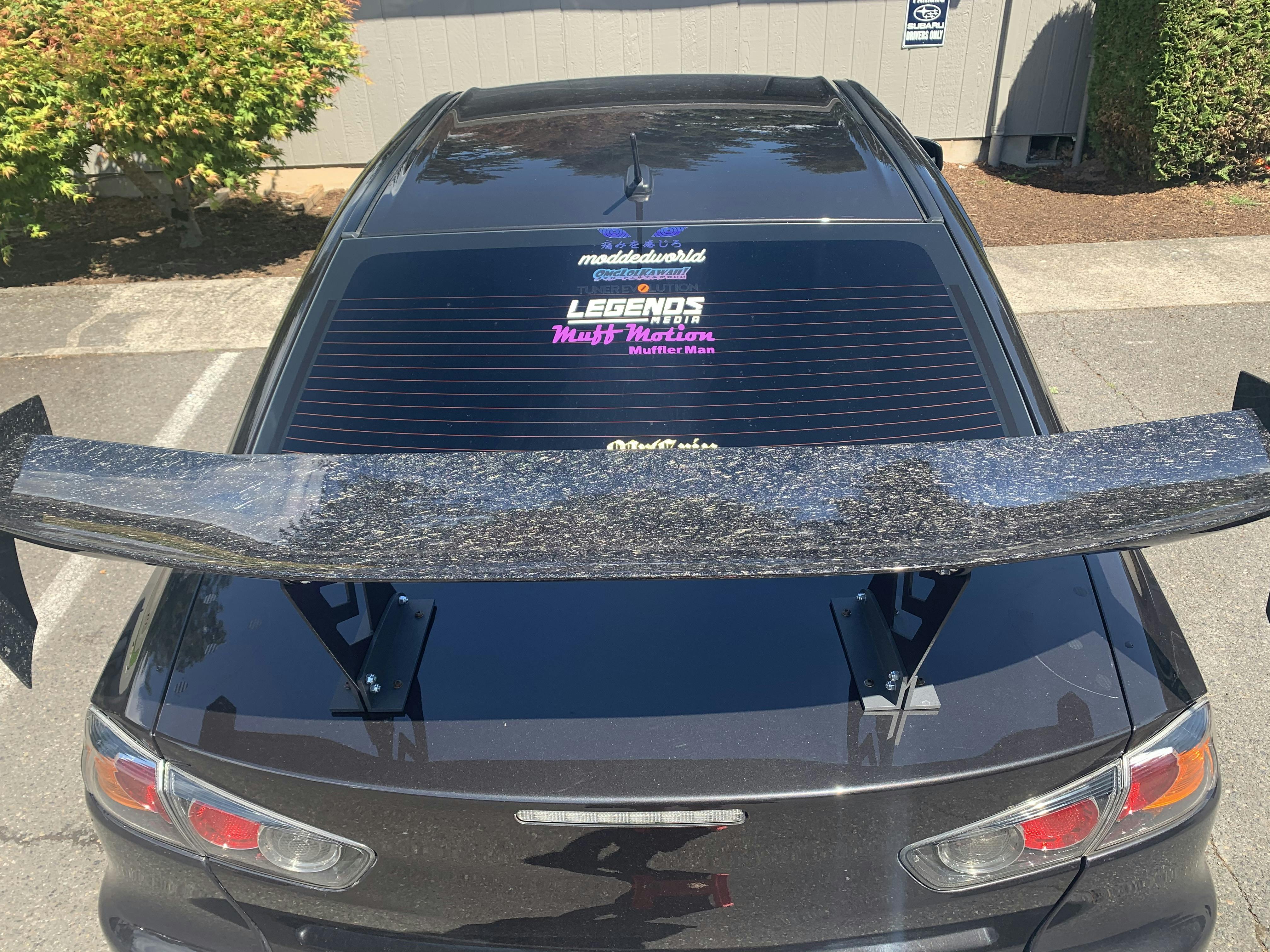 NRG Carbon Fiber Spoiler 59" Length x 11" Width (CARBA591NRG