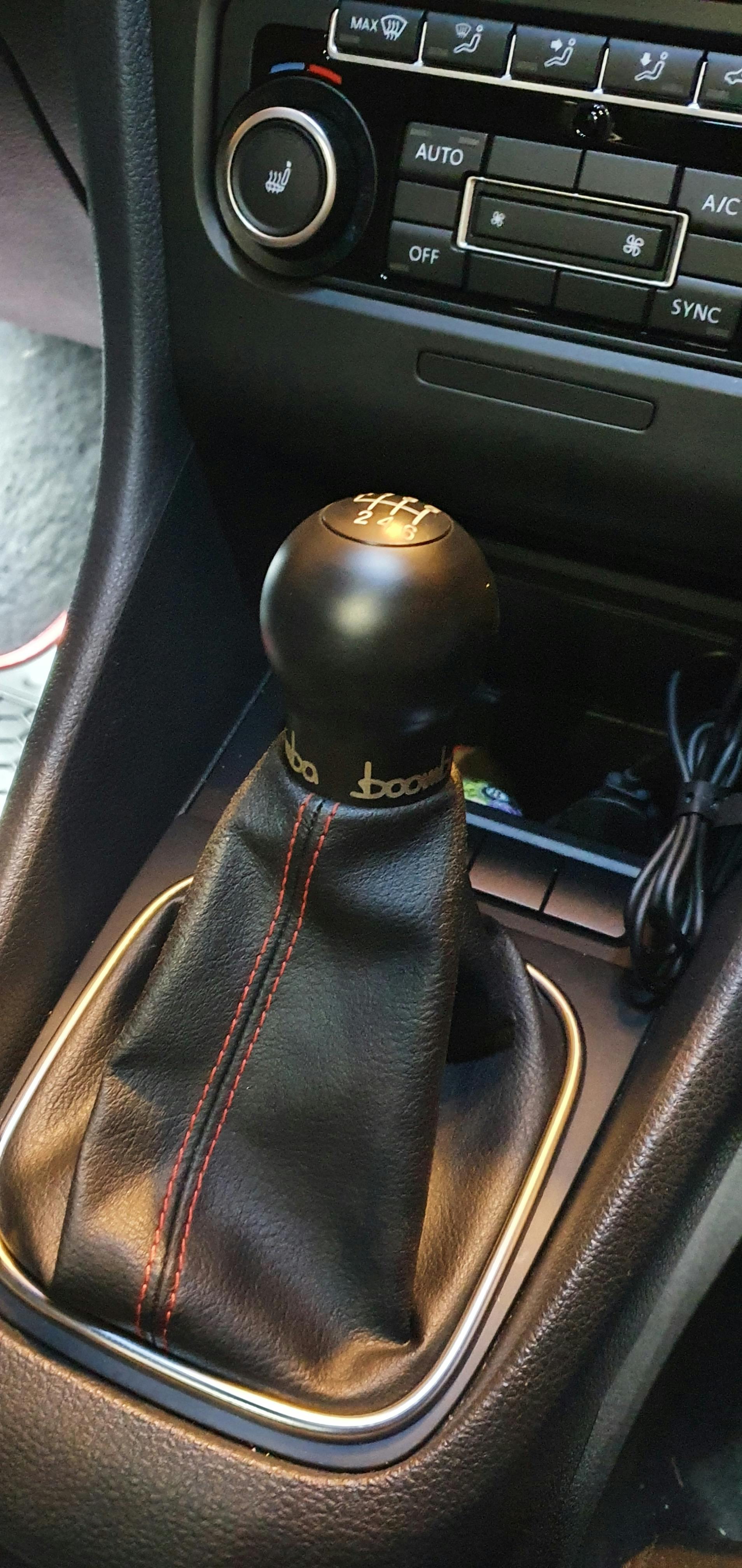Boomba Short Throw Weighted Shift Knob 2010+ VW Golf GTI/R Mk6/Mk7