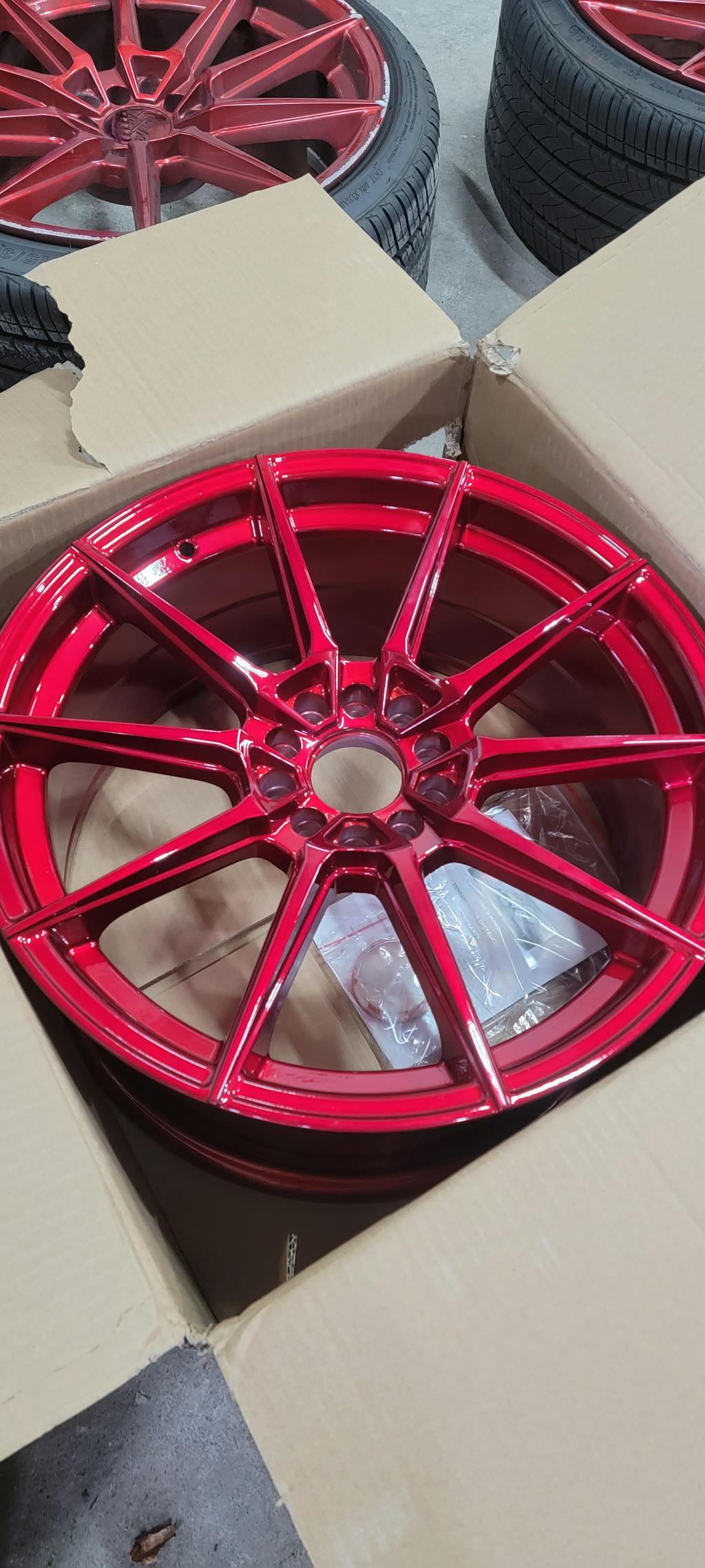 XXR 567 "V10" Candy Red Wheel 18x9.5/5x100/114.3/+38mm/73.1mm (5678