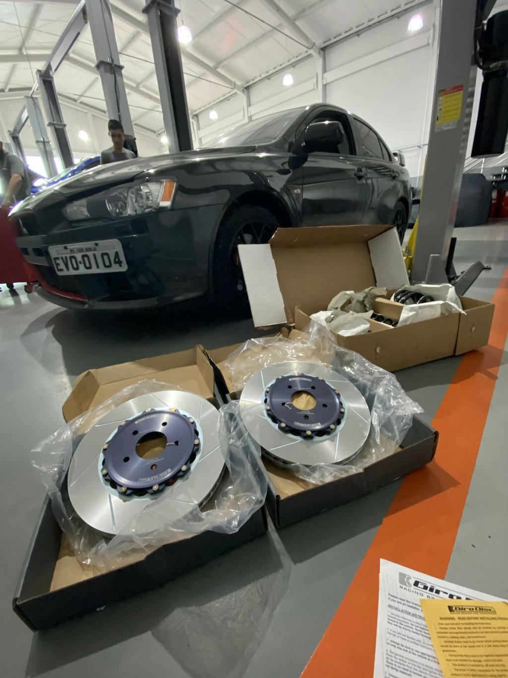 Girodisc Front Slotted 2pc Rotor Set 20082015 Mitsubishi Evo X (A1