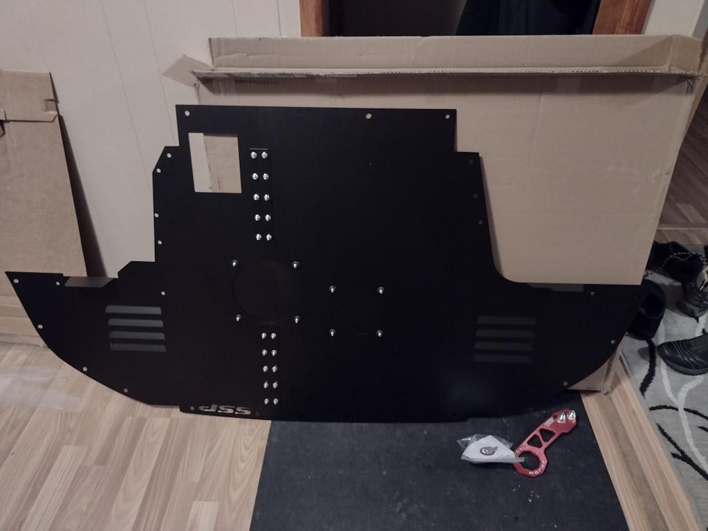 Evo X 2 Piece Aluminum Undertray By SSP 20082015 Mitsubishi Evo X MAPerformance