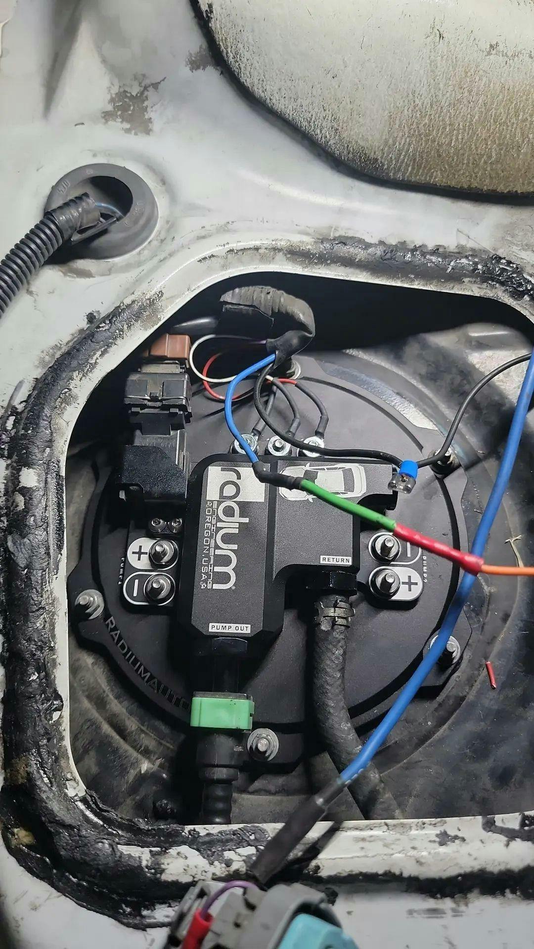 Radium Engineering Fuel Pump Hanger 20082015 Mitsubishi Evo X (200