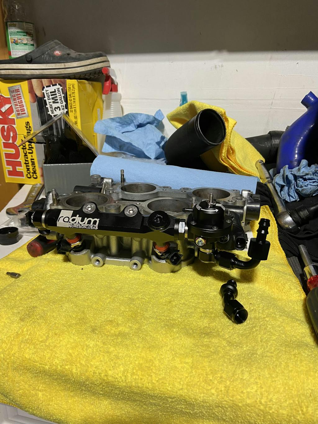 Radium Engineering Top Feed Fuel Rail Upgrade 20022014 Subaru WRX