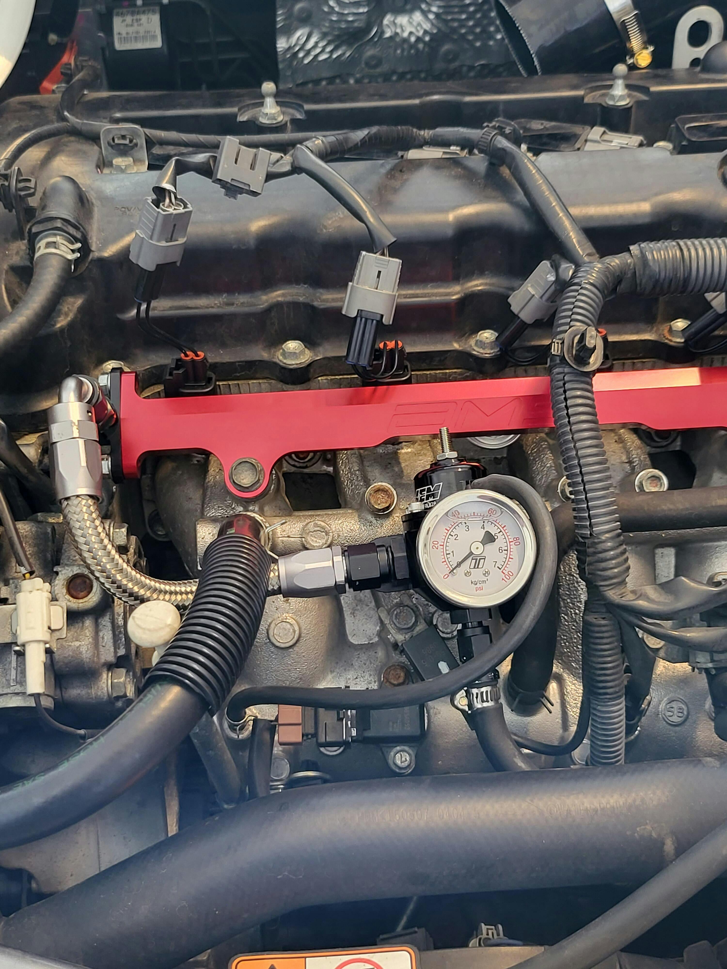 AMS Performance Fuel Rail Kit 20082015 Mitsubishi Evolution EVO X