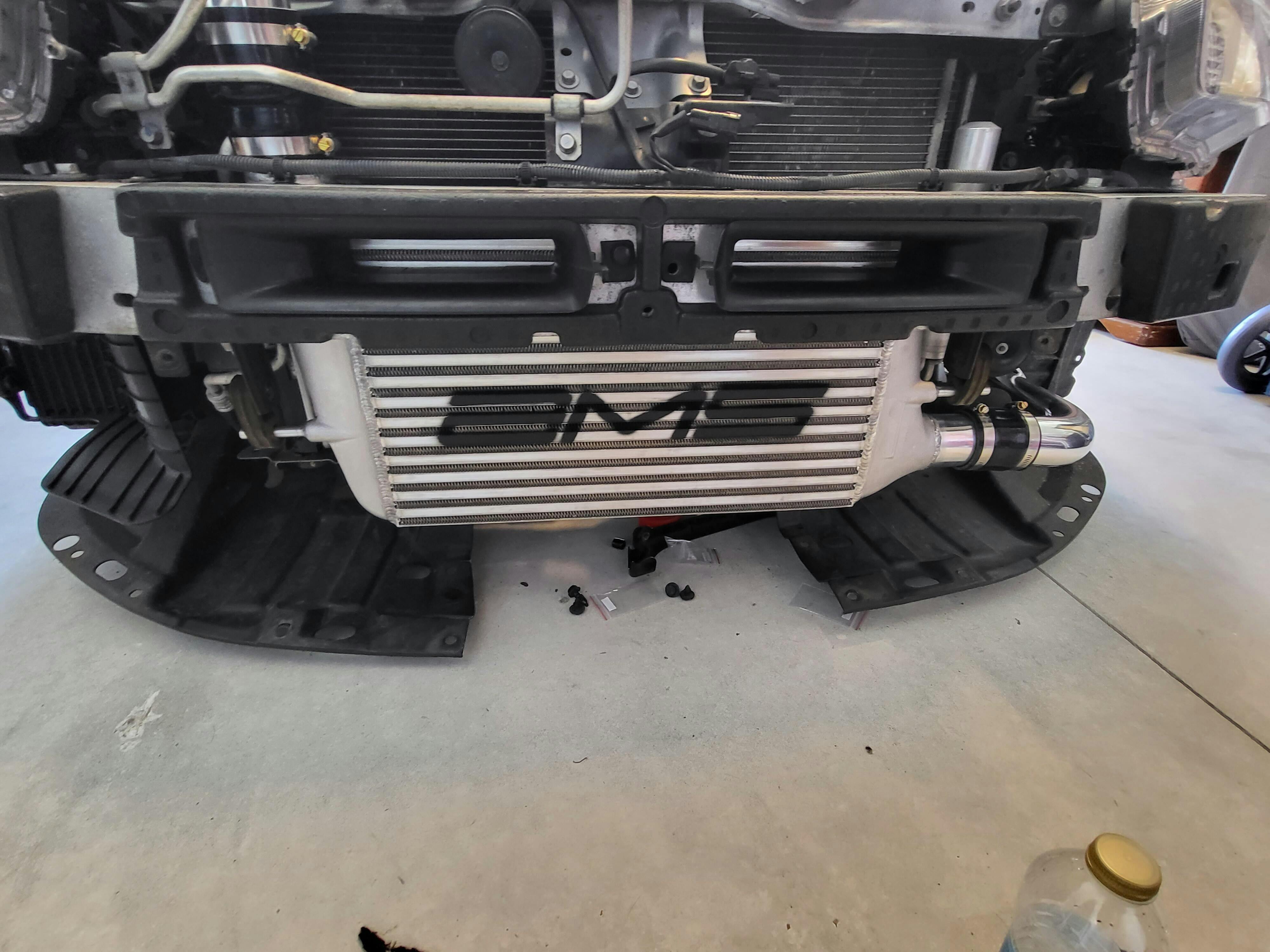 AMS Front Mount Intercooler with Stencil 20082015 Mitsubishi Evo X