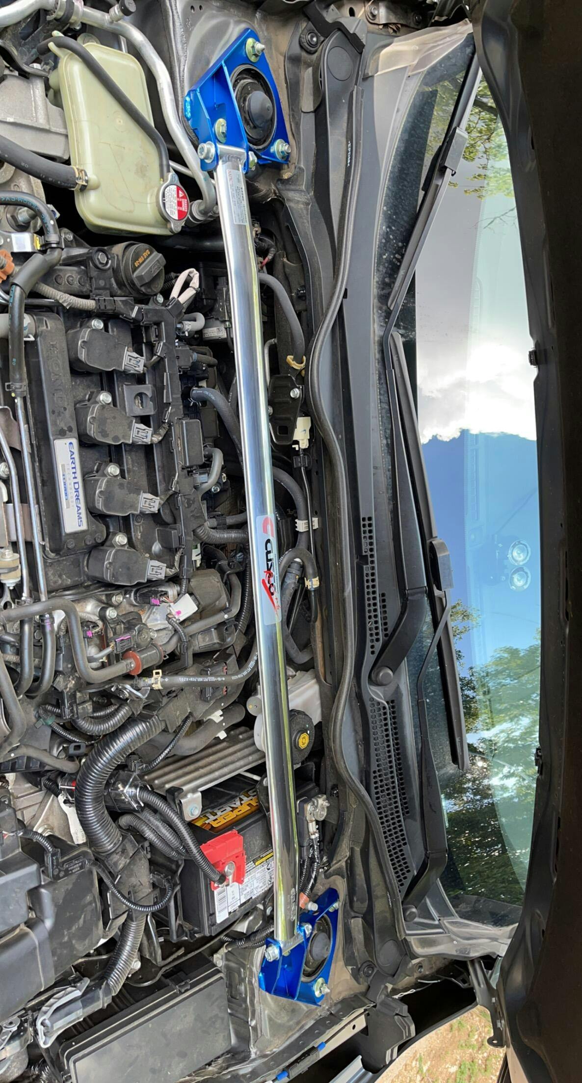 Cusco Front Strut Bar 20162021 Honda Civic Non TypeR (3C3540A