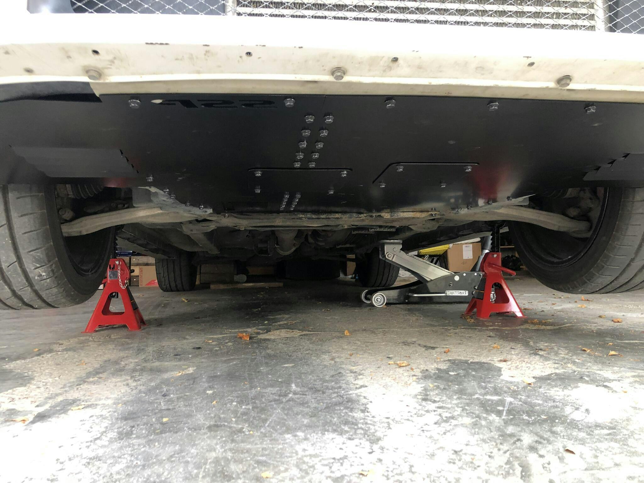 SSP 2Piece Aluminum Undertray 20082015 Mitsubishi Evo X (SSP_UT) MAPerformance