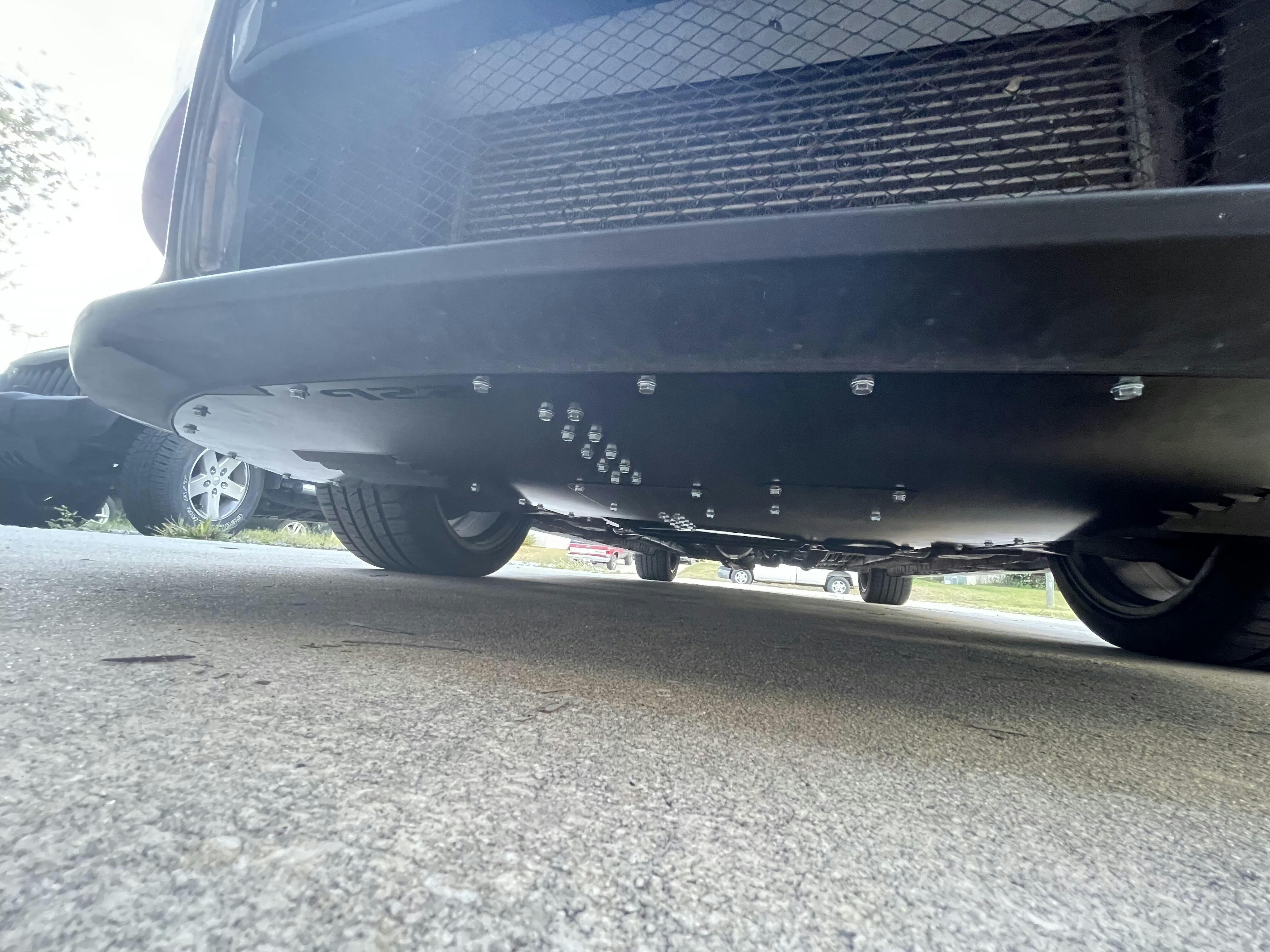 SSP 2Piece Aluminum Undertray 20082015 Mitsubishi Evo X (SSP_UT) MAPerformance