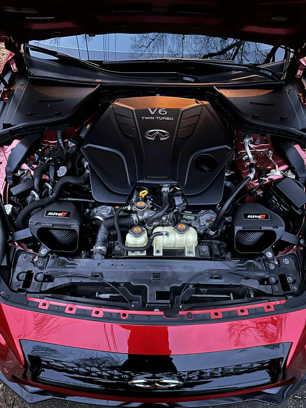 AMS Red Alpha Cold Air Intake 20162023 Infiniti Q50 3.0TT / 1721 Q