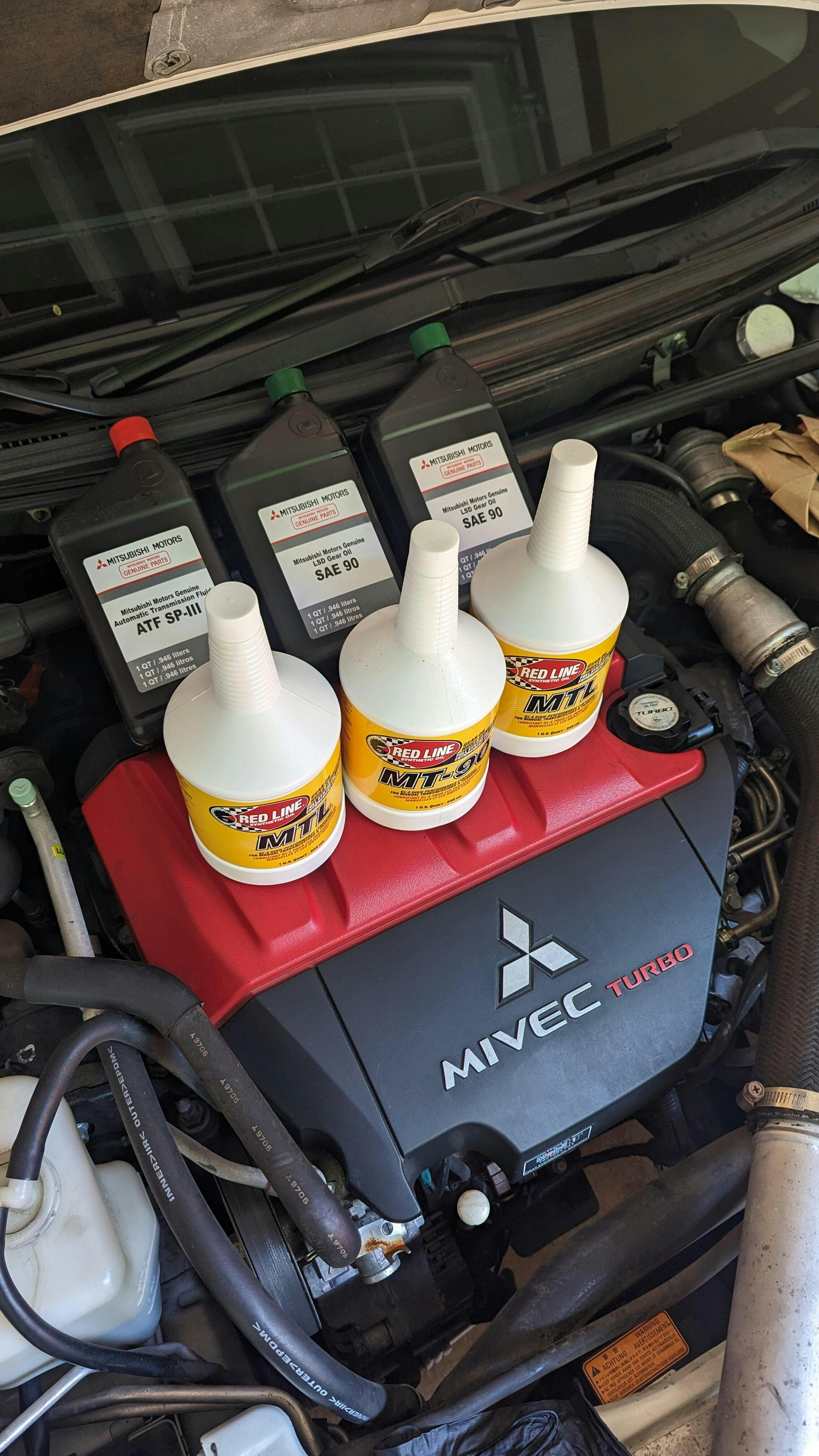 MAP Drivetrain Fluids Package 20082015 Mitsubishi Evo X (EVOXFLPK