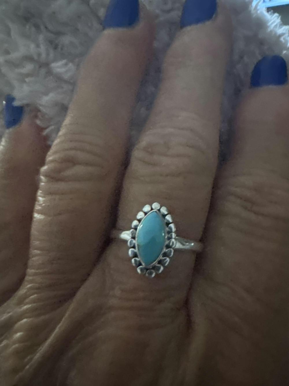 Maui Ring ~ Turquoise ~ Sterling Silver 925 ~MR135