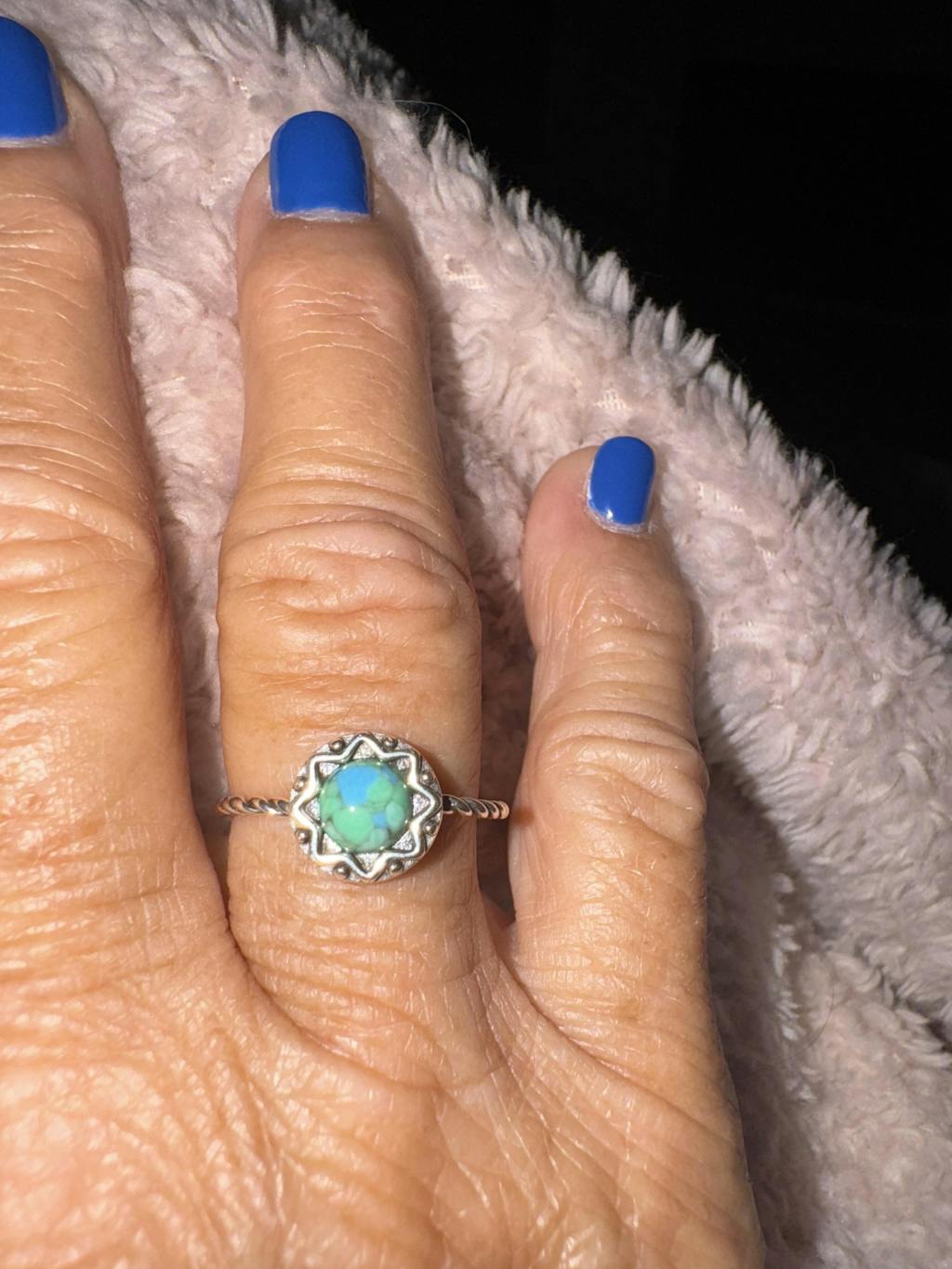 Rio Tavares Turquoise Ring ~ Sterling Silver 925~SMR023