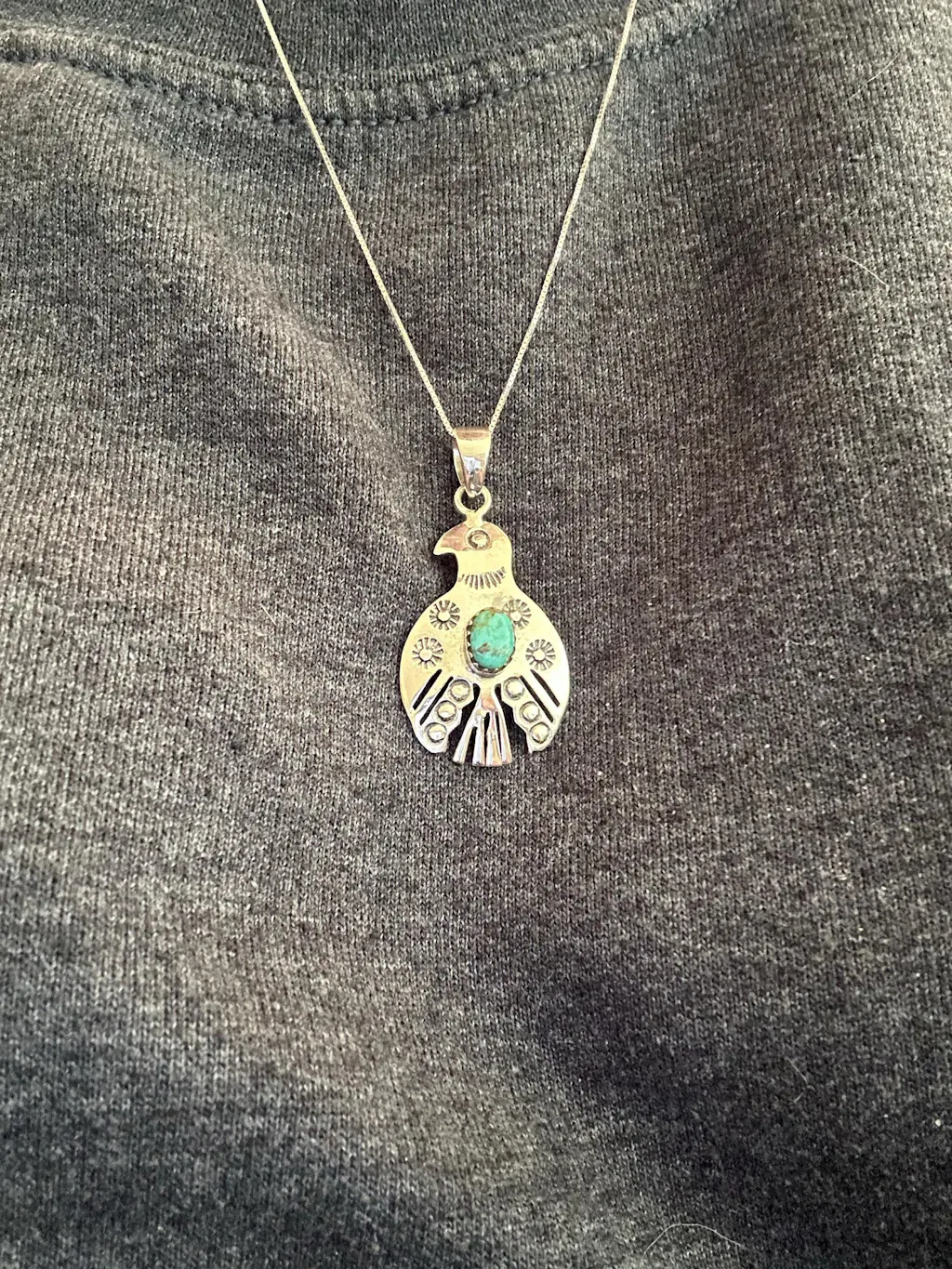 Suy Gemstone Necklace ~ Labradorite ~ Sterling Silver 925 ~MN012