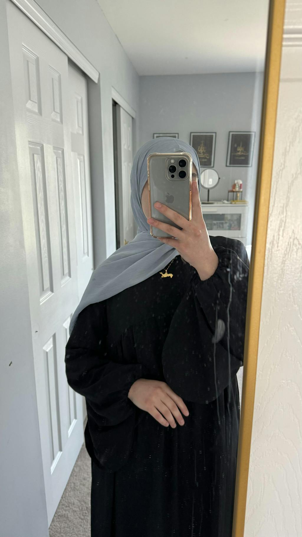 Reversible Abaya Made With Crepe Fabric (MA035)